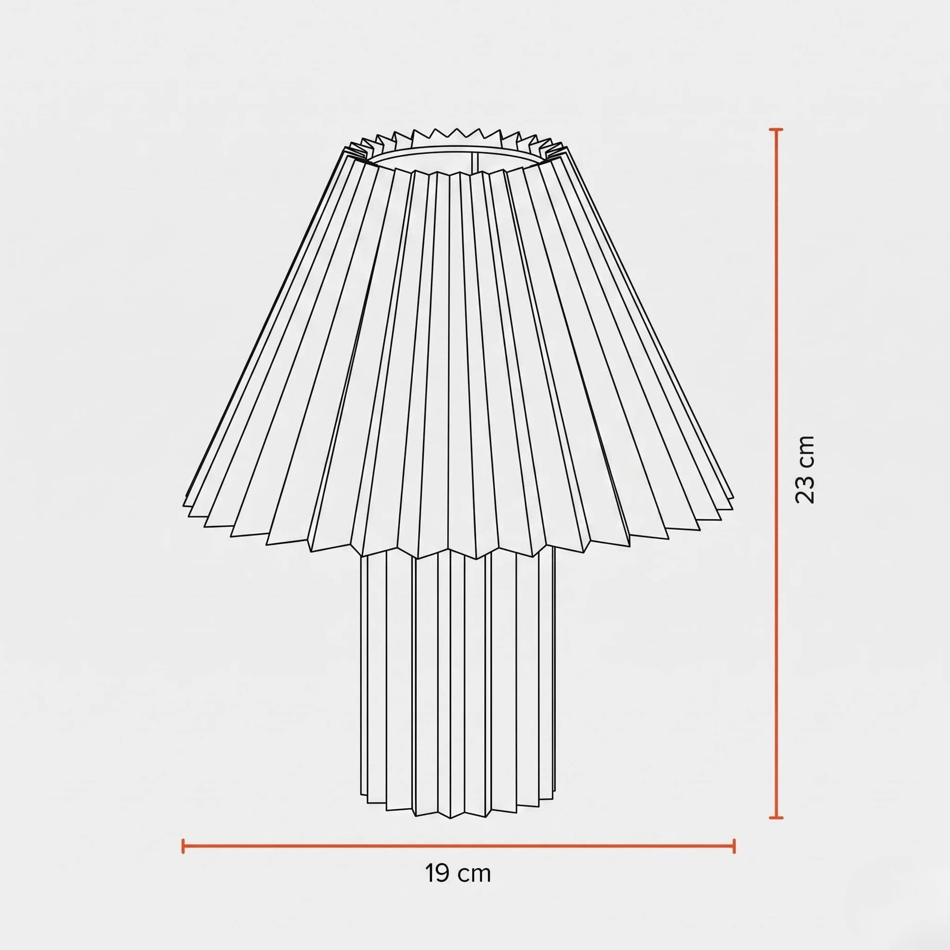 Pleated Glow Table Lamp thumbnail 4