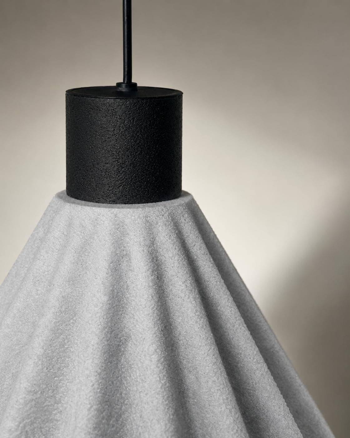 Scallop Pleated Pendant Light thumbnail 4